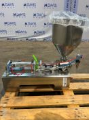 SINGLE HEAD TABLETOP PISTON FILLING MACHINE CLAMP TYPE
