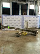 STAINLESS STEEL SCREW AUGER CONVEYOR APPROX 10.5'
