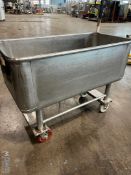 STAINLESS STEEL BULK TRUCK WITH DRAIN & CAP