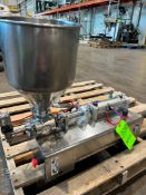 SINGLE HEAD TABLETOP PISTON FILLING MACHINE CLAMP TYPE