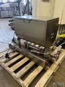 SEMI-AUTO PASTE FILLING MACHINE WITH MIXING HOPPER