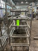 (3) STAINLESS STEEL MEAT/HOLDING RACKS