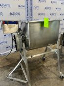 PORTABLE STAINLESS STEEL RIBBON/PADDLE BLENDER