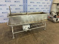 S/S COP Trough, with Jet Spray, Internal Dims.: Aprox. 74-1/2