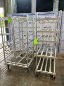 (3) STORAGE RACKS