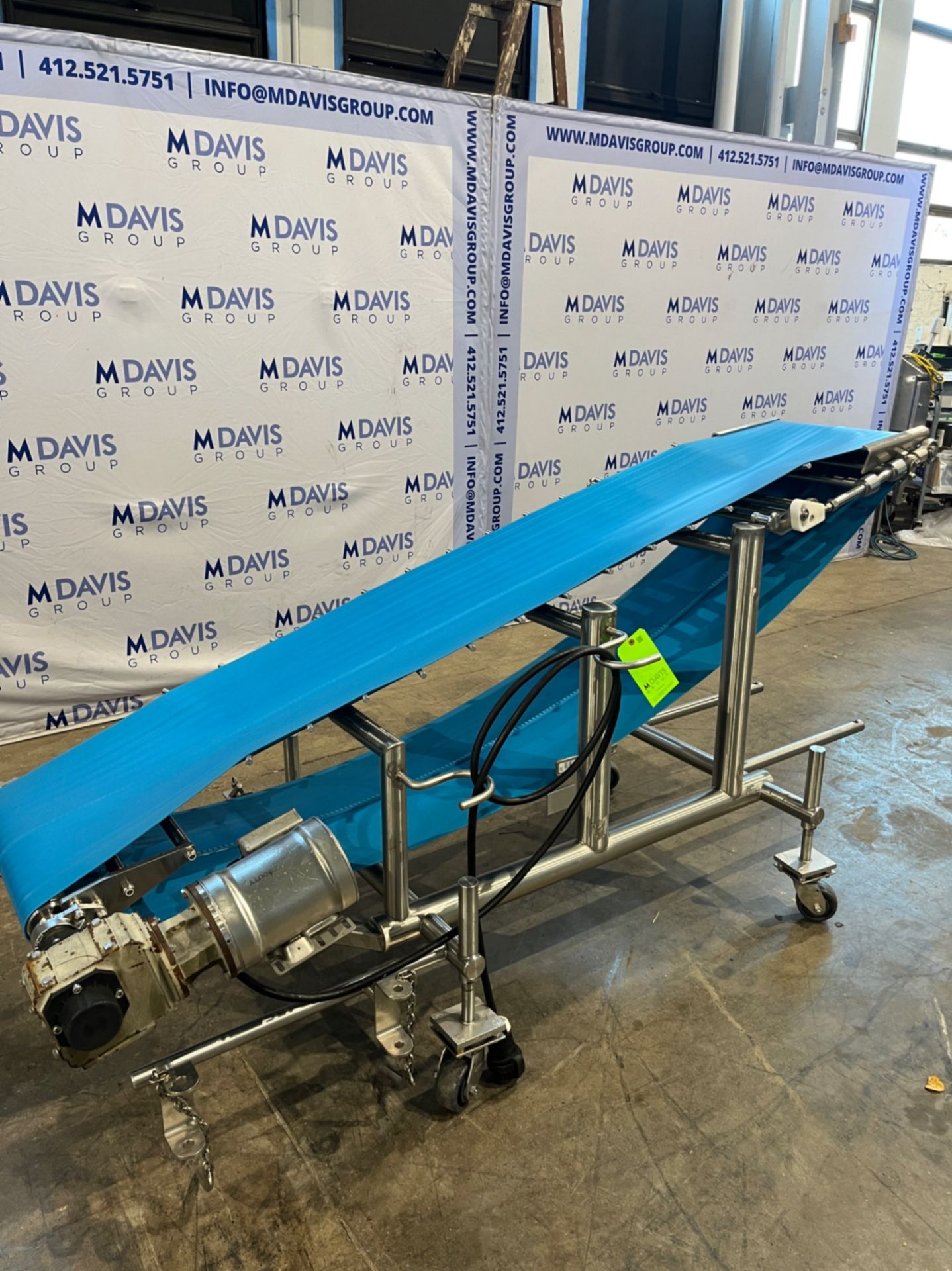 S/S PORTABLE BELT CONVEYOR