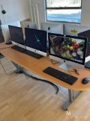 (4) APPLE MONITORS