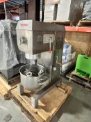Used Vulcan bakery mixer. Model. SSFM-60. Serial Number 83071196C. 3 phase 208 volt 60 cycle. 5.2