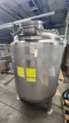 2018 Process Tank Industries D'acier Inoxydable. S/S 1000 Lit. 316 S/S With CIP Spray Ball Bottom