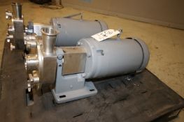 Fristam Aprox. 10 hp Centrifugal Pump, S/N FP17320203057, with Aprox. 2