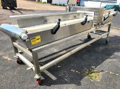 Cintex Sentry Metal Detector, S/N 0212404 with Conveyor, 5