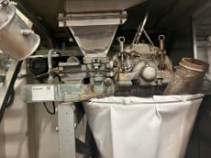 Used Mikropul model 3TH mill. Stainless Screws and Hammer. Cast housing. 40 Hp main drive motor. 5