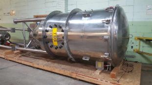 SEMCO Transfer bulk Tank Dense Phase Transporter: All stainless steel dimensions of 52'' diameter
