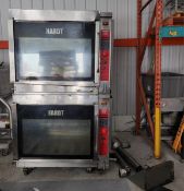 Hardt double Oven Model Inferno-3500Gaz. Chicken Roaster. Serial Number 12073k. 120 volts, 60 hz,