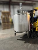 Aprox. 300 Gal. S/S Heated Mixing Tank with Built in Heater and 3 Phase Motor. The purpose of this