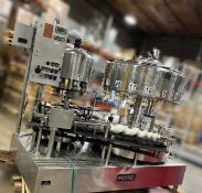 Fogg 18-Valve Inox S/S Gravity Filler, Machine #FG185510134795 with 6-Head Capper (Loading Fee $500)