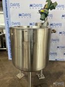 50 GALLON STAINLESS STEEL JACKETED MIX TANK