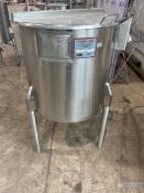 VIATEC 50 GAL STAINLESS STEEL JACKETED TANK