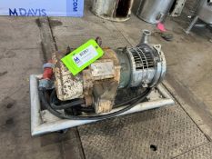 Waukesha 5 hp Centrifugal Pump, 208-230/460 Volts, 3 Phase, with S/S Head, Mounted on S/S Portable F