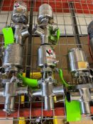 (5) 2” 3-WAY S/S AIR VALVES