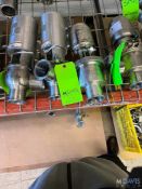 (4) TRI CLOVER 2 WAY 2.5” STAINLESS STEEL AIR VALVES CLAMP TYPE