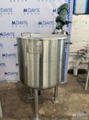 50 GAL STAINLESS STEEL TANK JACKETED MIX TANK