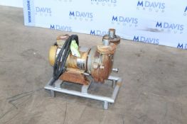 Buusch Vacuum Pump, with Baldor 1755 RPM Motor, 208-230/460 Volts, 3 Phase, with Associated Steam Va