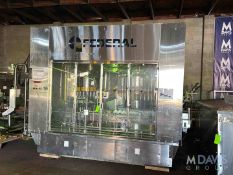 FEDERAL 36V MONOBLOCK S/S FILLER / CAPPER WITH HEPA FILTRATION