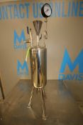 18” L x 8” W Pressurized S/S Reactor Tank, with