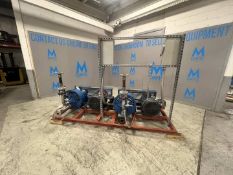 (2) ROTO-JET 40-HP HIGH PRESSURE PUMPS, MODEL RGB III 2X2, S/N 98R20588 AND 98R20589, SIZE S266