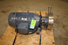 Tri Clover 7.5 hp Centrifugal Portable Pump,