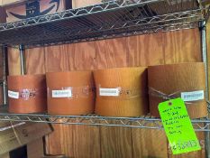 LOT OF (4) ROLLS OF RUFFTEX 7” CONVEYOR BELTING