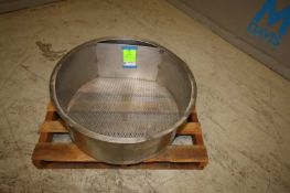 28” W x 120 D S/S Sifter
