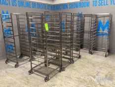 LOT OF (10) S/S BAKERY RACKS