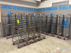 LOT OF (15) FME S/S BAKERY RACKS