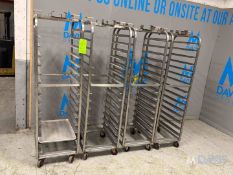 LOT OF (4) FME S/S BAKERY RACKS