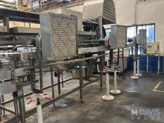 STRAIGHT SECTION OF AIR BLOW DOWN BOTTLE CONVEYOR