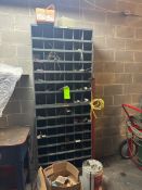 1-CUBBY HOLE SECTION WITH CONTENTS