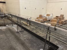S/S PRODUCT CONVEYOR RUNNING FROM FILLER TO DROP PACKER