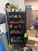 DOUBLE DOOR CABINET WITH CONTENTS