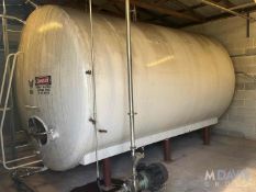 ST. REGIS 5,000 GAL. HORIZONTAL JACKETED TANK