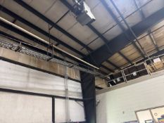 SECTION OF OVERHEAD ROLLER CONVEYOR