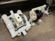 (2) WILDEN PLASTIC DIAPHRAGM PUMPS