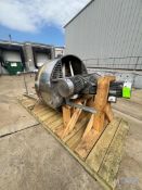 GROEN BOTTOM JACKETED S/S KETTLE WITH SWEEP SCRAPE AND PROP AGITATION (DUAL MOTION), MODEL DA-300,