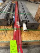 LOT OF (3) HINDS HOCK FILLER (LINE #3) HEAT SEAL SUPPORT RAILS