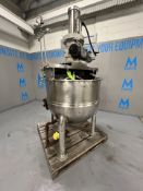 GROEN S/S DUAL MOTION JACKETED KETTLE, SWEEP SCRAPE AGITATION AND PROP STYLE AGITATION (INVENTORY #