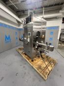 2018 SLEEVE SEALVERTICAL SLEEVE LABELER, MODEL SSL - FS1, S/N 08041710, WITH ALLEMN BRADLEY