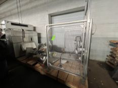 MILLARD MFG CORP S/S TOTE / BUGGY COLUMN LIFT / DUMP, S/N 112566-002, 600 LBS CAPACITY, BELIEVED TO