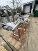 NEW BOSTON CONVEYOR AND AUTOMOTION  S/S CONVEYOR WITH SWITCH, APPROX. 203 IN. L X 30 IN. W