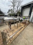 NEW BOSTON CONVEYOR AND AUTOMOTION  S/S CONVEYOR WITH SWITCH, APPROX.